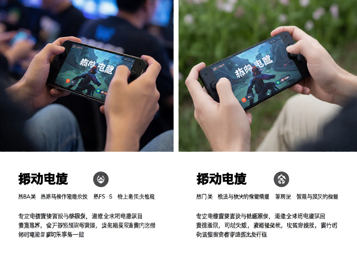 移动端电竞项目，玩家随时随地享受竞技乐趣的场景